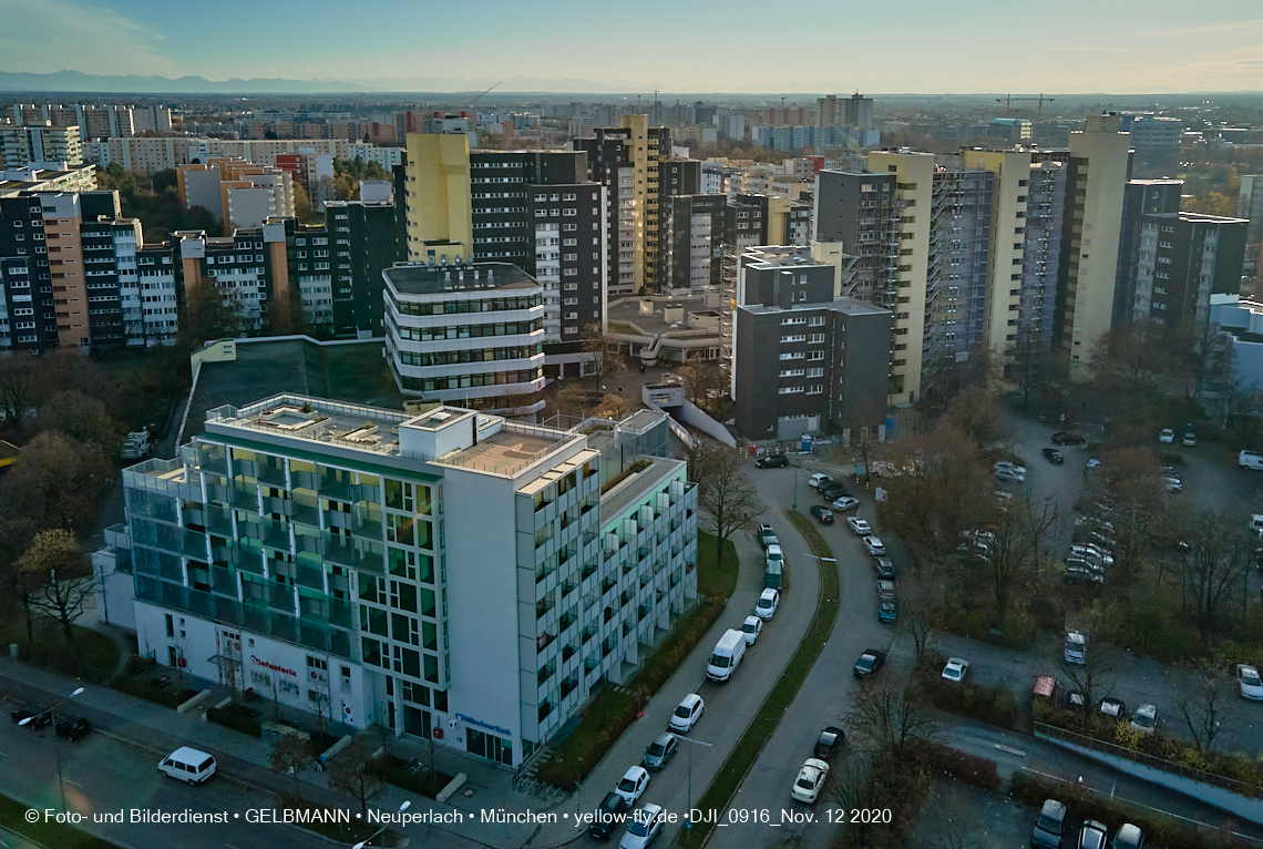 12.11./09.11.2020 - Marx-Zentrum und Umgebung am Karl-Marx-Ring in Neuperlach